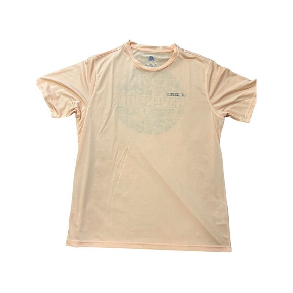 Havana Jim Shirt Mens L Peach Cool Tech Tee UPF Moisture Wicking NEW‎ - Picture 1 of 5
